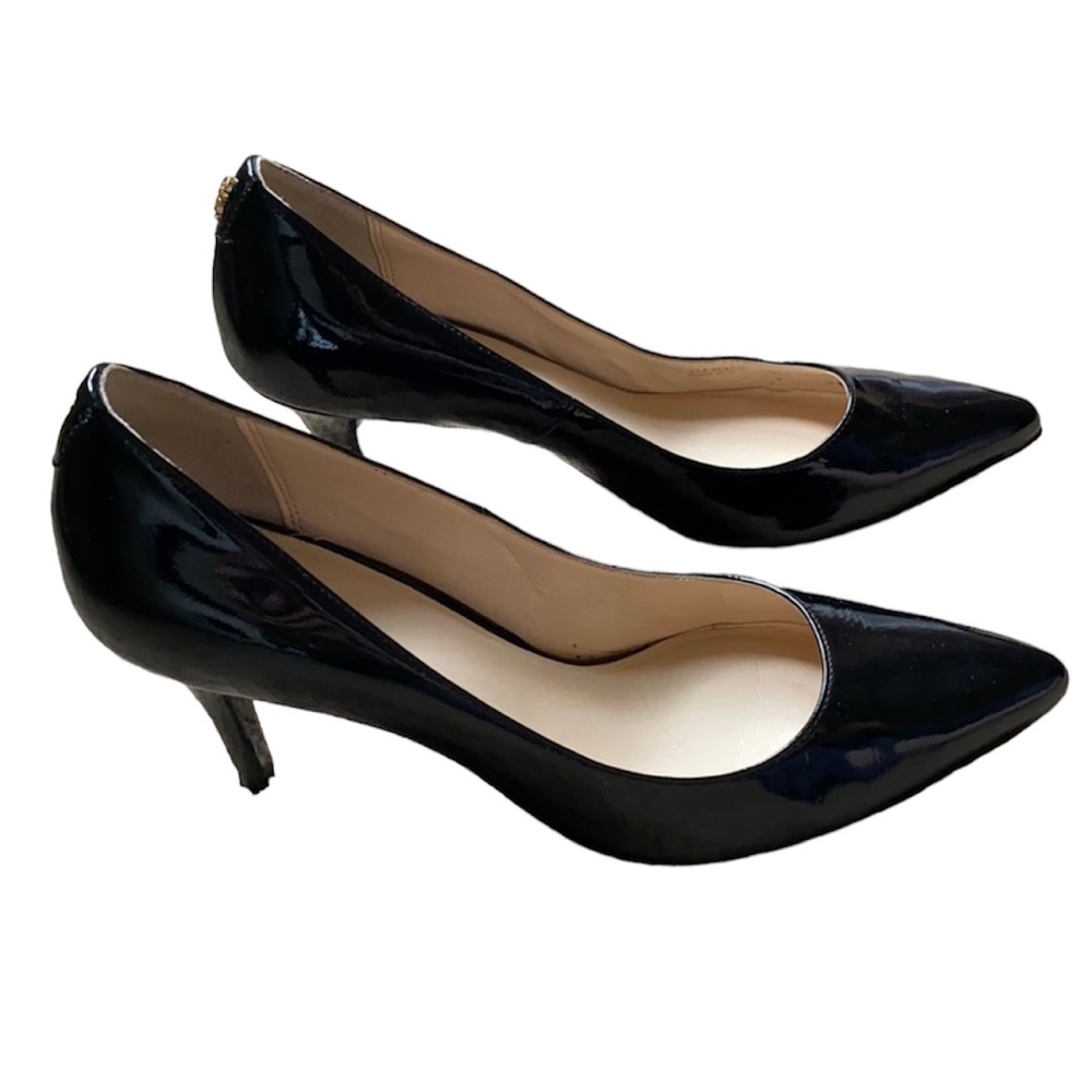 Cole Haan Black Shiny Leather High Heels